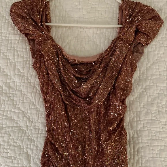 HELLO MOLLY Sparkly pink dress - Picture 2 of 4